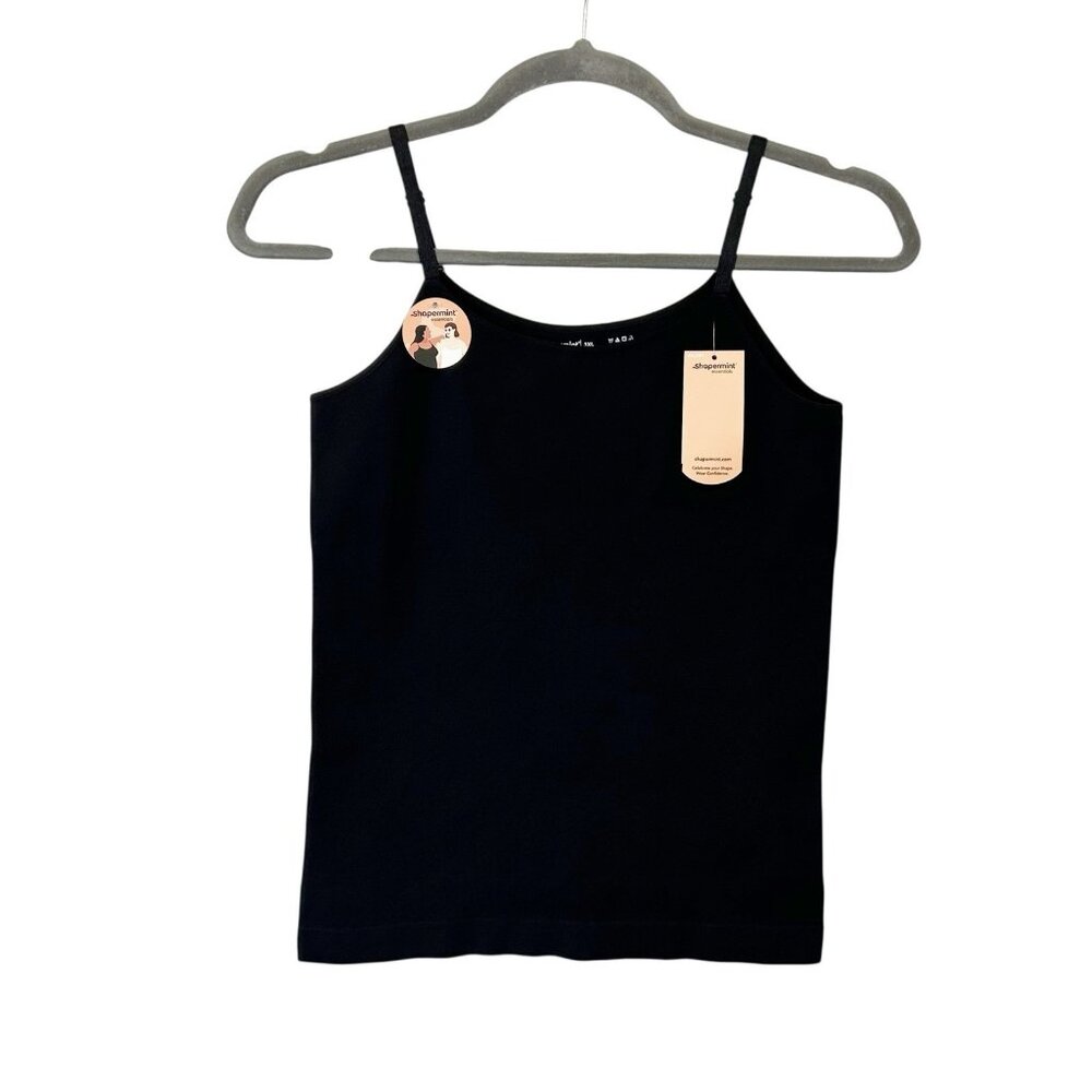 NEW Shapermint Scoop Neck Cami Women’s Size 3XL Black Tank Top